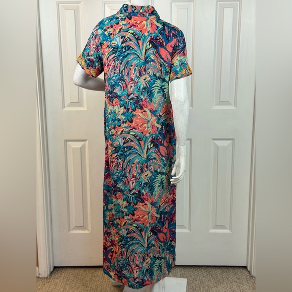 Soft Surroundings Vibrant Floral Coverup - Picture 7 of 17